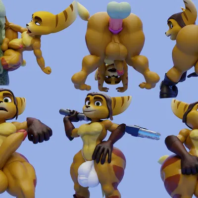 lizard (petruz), ratchet (ratchet and clank) (ratchet and clank, sony corporation) created by camseven