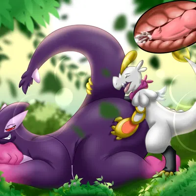 lizzie (miids), narri (coatedjanglemoo) (nintendo, pokemon) created by woofington gator