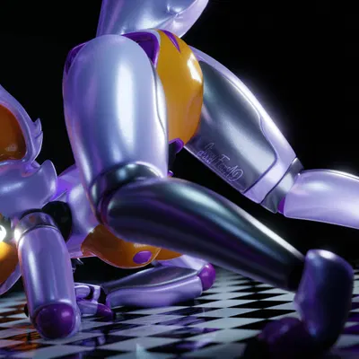 lolbit (fnaf) (five nights at freddy's, five nights at freddy's world) created by jizzyfox