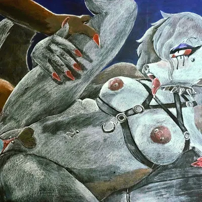 loona (helluva boss), quinton (fluffn00dle) (hellaverse, helluva boss) created by fluffn00dle