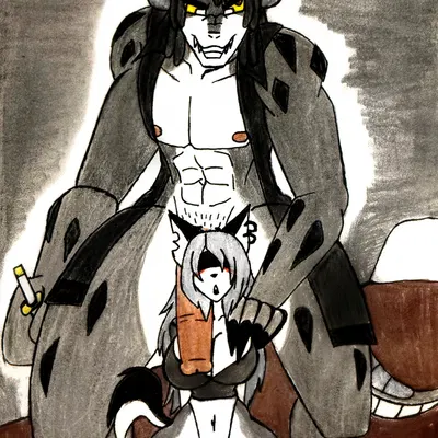 loona (helluva boss), yorha 2b (fallout, hellaverse) created by theloanwanderer216