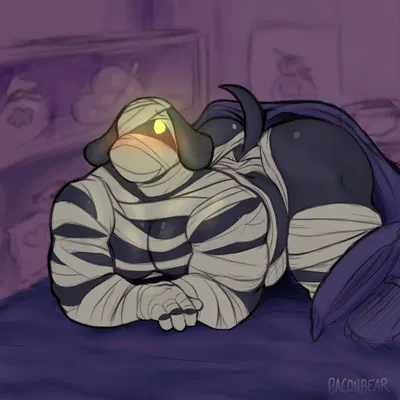 lucky (animal crossing) (animal crossing, nintendo) created by baconbearart