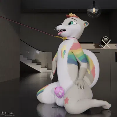 lucky (otter) created by otter oasis