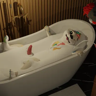 lucky (otter), lucky otter, william (otter) created by bliss0tter