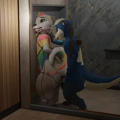 lucky (otter), otter (samurai) created by bliss0tter