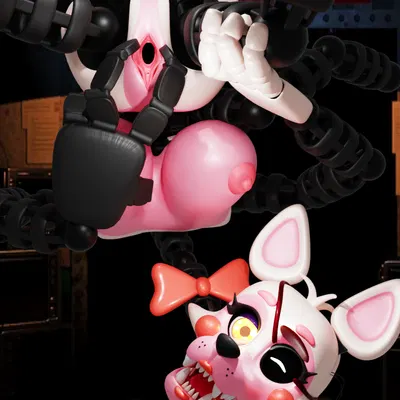 mangle (broken), mangle (fnaf) (five nights at freddy's, five nights at freddy's 2) created by positive possum mate