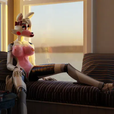 mangle (fnaf) (five nights at freddy's, five nights at freddy's 2) created by machinensfw
