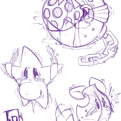 mario bros, mario kart created by inkdoll