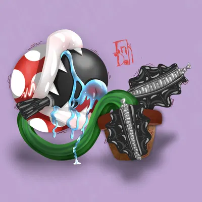 mario bros, mario kart created by inkdoll