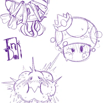 mario bros, nintendo created by inkdoll