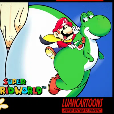mario (mario bros, nintendo) created by luanctoons