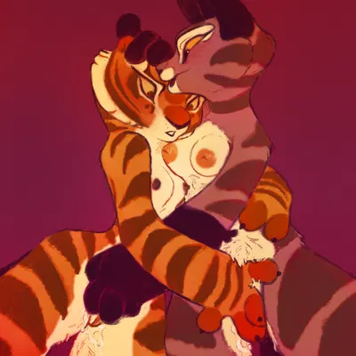 master tigress, student mei ling (dreamworks, kung fu panda) created by lanolin04