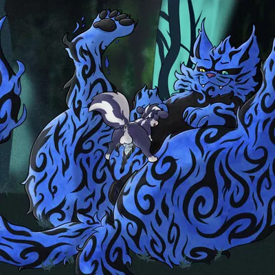 matatabi (naruto), yaku (yakukitsu) (asian mythology, east asian mythology) created by yakukitsu