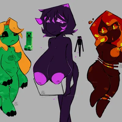 microsoft, minecraft created by fervourbunny