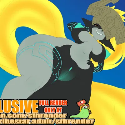 midna (nintendo, the legend of zelda) created by sadflowerhappy