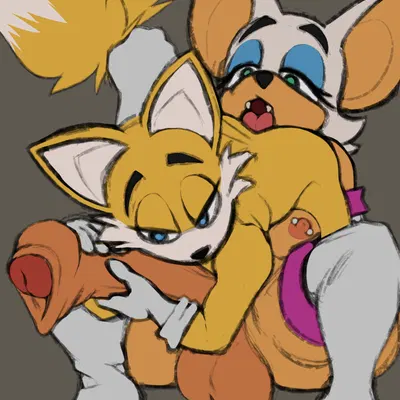 miles prower, rouge the bat (sega, sonic the hedgehog (series)) created by benign light