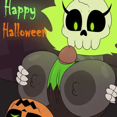 miss hawy, pumkat (halloween) created by luanctoons