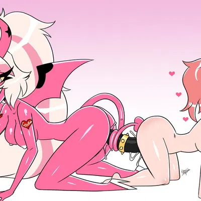 miss heed, verosika mayday (hellaverse, helluva boss) created by aeolus06