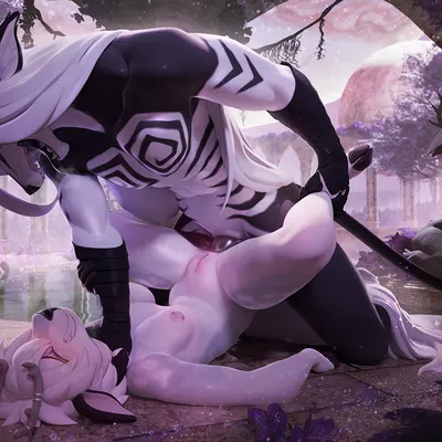 mizu (mymyamoo), sai (hallbeast) created by kraaisha