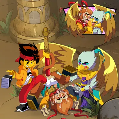 mk (lego monkie kid), peng (lego monkie kid), sun wukong (journey to the west, lego) created by enookie