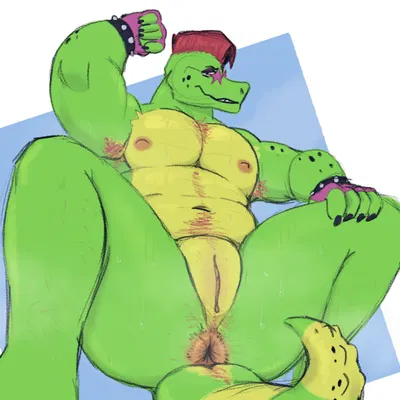 montgomery gator (five nights at freddy's, five nights at freddy's: security breach) created by newmoonnsfw
