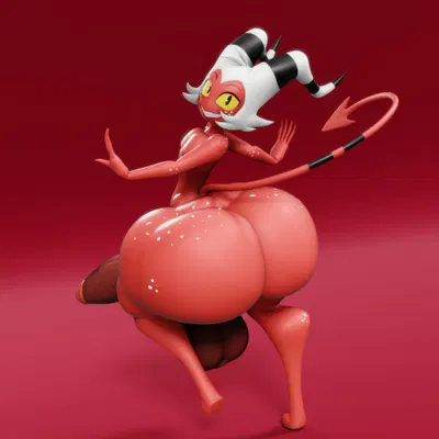 moxxie (helluva boss) (hellaverse, helluva boss) created by vulkyasha