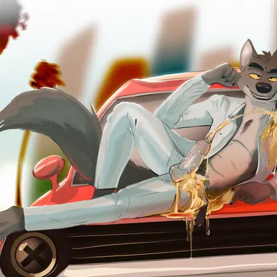 mr. wolf (the bad guys) (dreamworks, the bad guys) created by sketchotterly