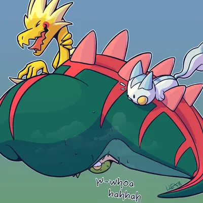 nintendo, pokemon created by scalesack (hex)