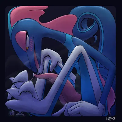 nintendo, pokemon created by scalesack (hex)