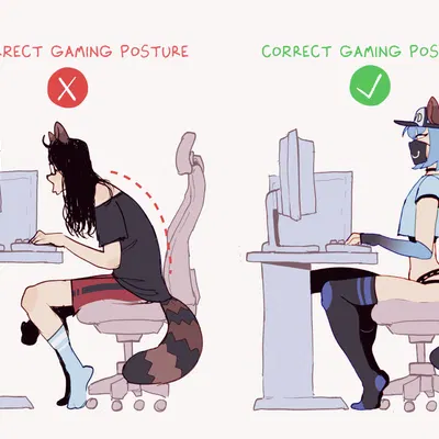noah (peculiart) (correct gaming posture) created by peculiart