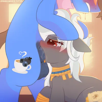 parabellum blueberry (parabellumpony) (hasbro, my little pony) created by parabellumpony