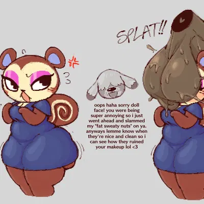 pecan (animal crossing), shep (animal crossing) (animal crossing, nintendo) created by zlut385