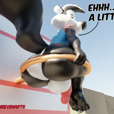 pepe le pew (looney tunes, warner brothers) created by camseven