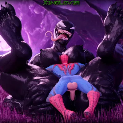 peter parker, she-venom, spider-man (character) (marvel, marvel rivals) created by thekidxeno