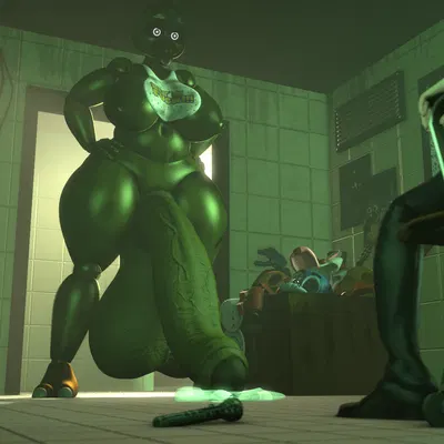 phantom chica (fnaf), vanessa (fnaf) (five nights at freddy's, five nights at freddy's 3) created by urlocalsf