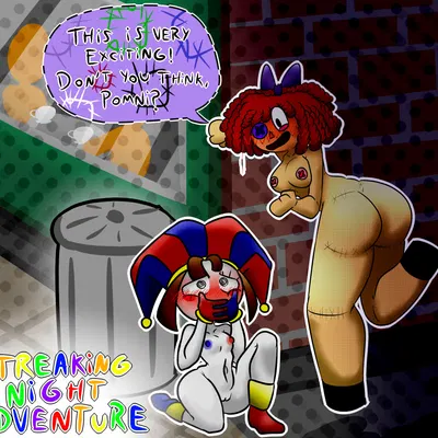 pomni (tadc), ragatha (tadc) (glitch productions, the amazing digital circus) created by bell-thing