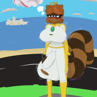 princess daisy, princess peach (mario bros, nintendo) created by ashley432