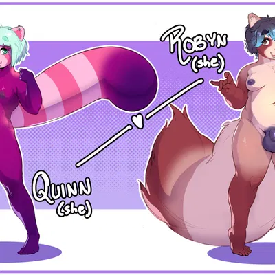 quinn (ahlei), robyn (ahlei) created by ahlei