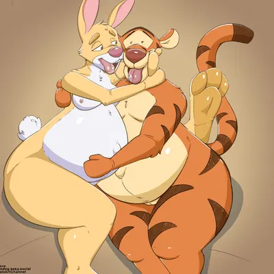 rabbit (winnie the pooh), tigger (disney, winnie the pooh (franchise)) created by pascal (artist)