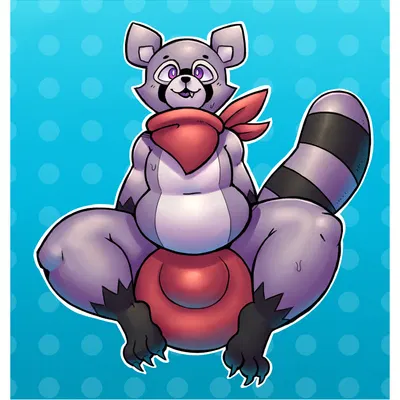 rambley raccoon (indigo park) created by dynamicfuncorner