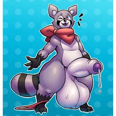 rambley raccoon (indigo park) created by dynamicfuncorner