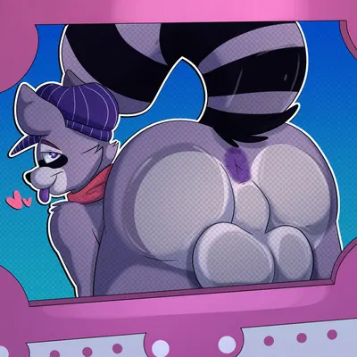 rambley raccoon (indigo park) created by mandyfoxy