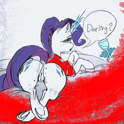 rarity (mlp) (friendship is magic, hasbro) created by potatos