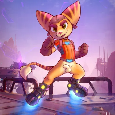 ratchet (ratchet and clank) (ratchet and clank, sony corporation) created by iztli