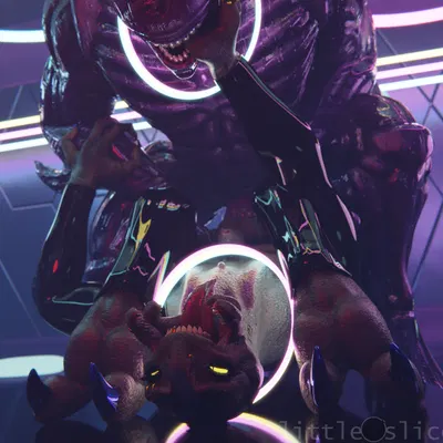 remmy (doomlard), snakehead404 (alien (franchise), halo (series)) created by littleslice-sfm