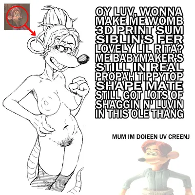 rita's mom (flushed away), rita malone (aardman animations, flushed away) created by general proton