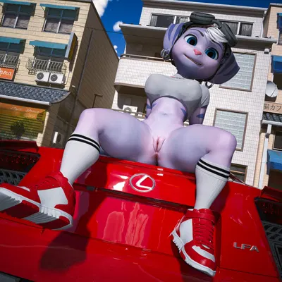 rivet (ratchet and clank) (insomniac games, lexus (car)) created by bustin3d