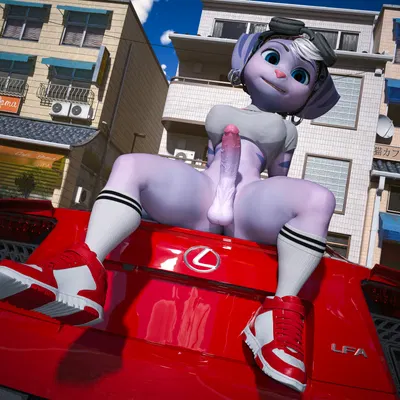 rivet (ratchet and clank) (insomniac games, lexus (car)) created by bustin3d