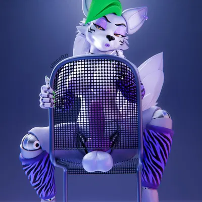 roxanne wolf (five nights at freddy's, five nights at freddy's: security breach) created by vincead