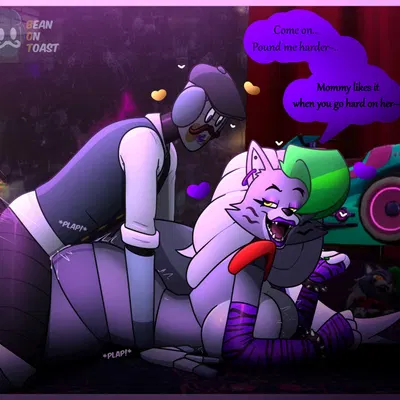 roxanne wolf, s.t.a.f.f. bot (fnaf) (five nights at freddy's, five nights at freddy's: security breach) created by beanontoast